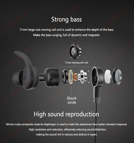 Imagen 2 del producto Original Huawei Honor xSport AM61 auriculares Bluetooth conexión inalámbrica con micrófono estilo intrauditivo carga fácil auriculares para deportes