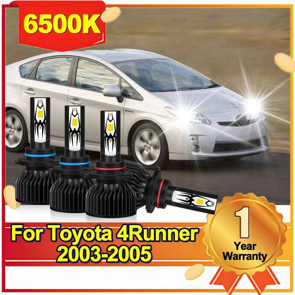 

Комбинированные светодиодные фары для Toyota 4Runner 2003-2005, лампы дальнего света 10000LM, дизайн охлаждающего вентилятора, фара с внутренним приводом