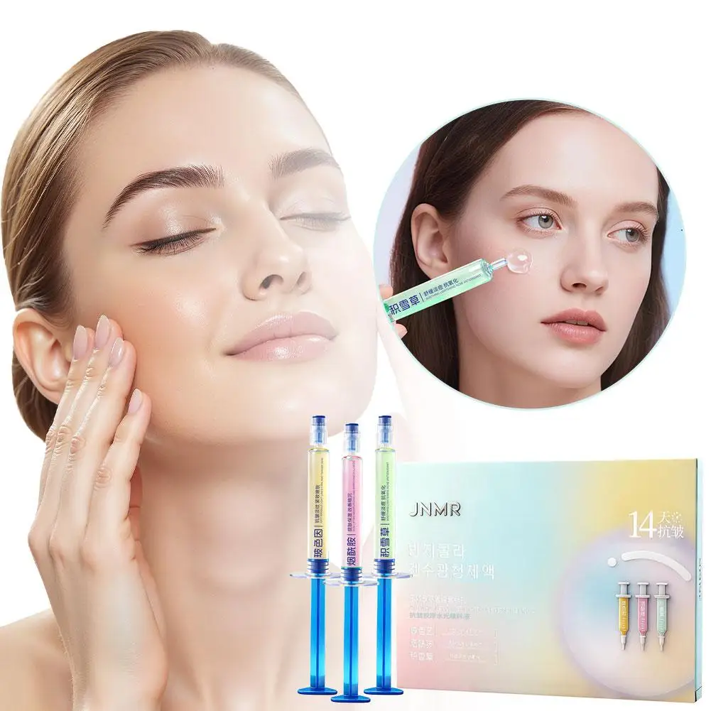 ضوء الماء الأصلي ثلاثي الألوان فرع واحد جوهر السائل تشديد ورفع السلس الوجه الجلد جوهر ترطيب عميق #2