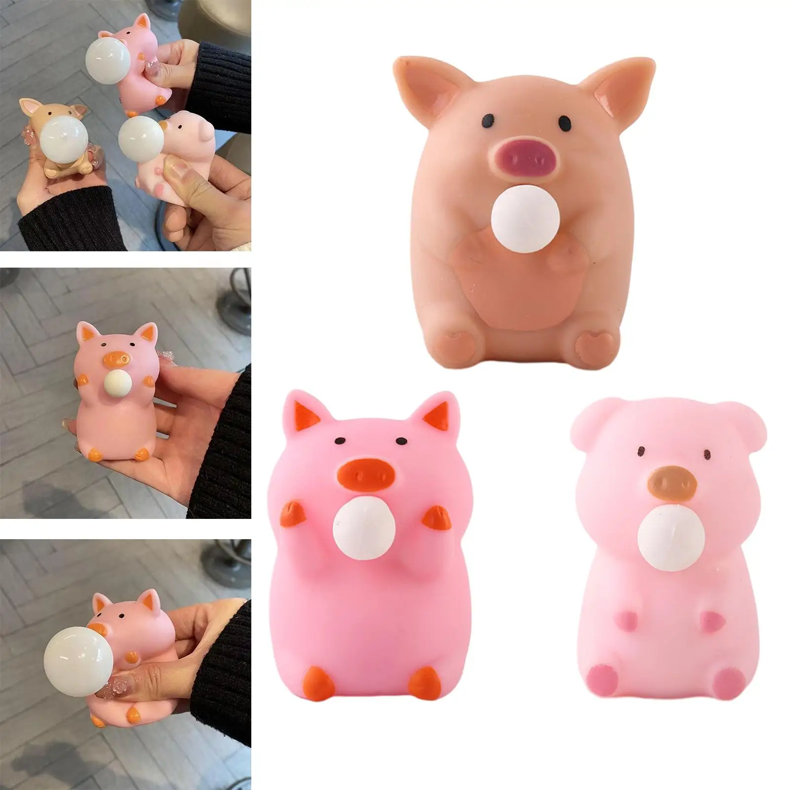 

Pig Small Vent Toy Squeezing Toy Doll for Friends Kid Birthday Gifts