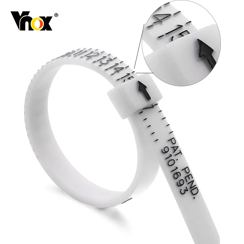 Vnox Ring Sizer, American US Standard Size Measurment, Eazy Use Belt Style Finger Size Adapter