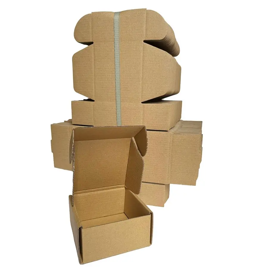 

inches pack of 100 shipping boxes, Brown Cardboard Mailer Box for small Business packaging supplies, packing and Wrapping Mailin