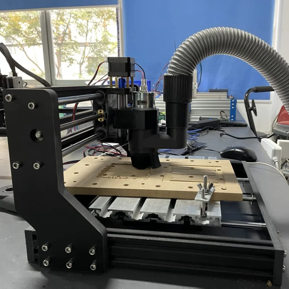 فرشاة مكنسة كهربائية آلة الحفر غطاء مجمع الغبار لطحن جهاز التوجيه باستخدام الحاسب الآلي 775 300 واط 500 واط المغزل (65 مللي متر)