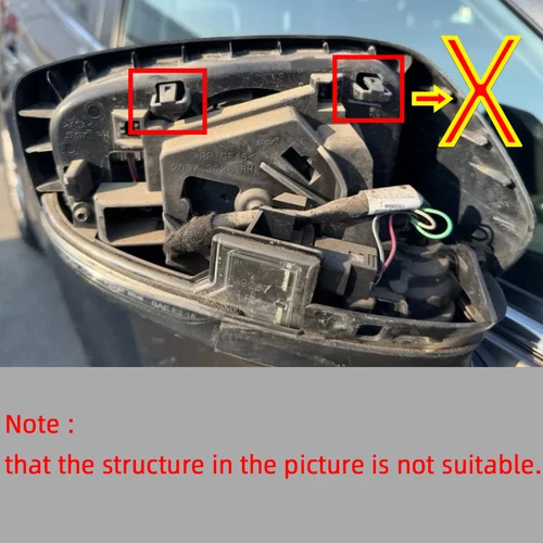Imagen 2 del producto Para Mazda 3 Axela 2017 2018 2019 cubierta de tapa de espejo retrovisor externo cubierta de carcasa de espejo de puerta de coche tapa de carcasa pintada de alta calidad