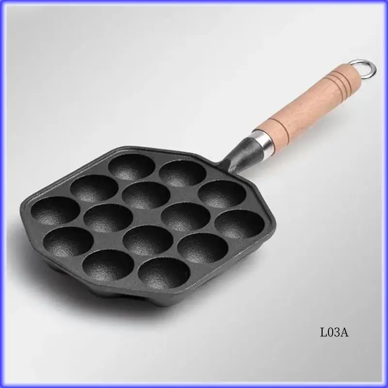 

RM-14Holes Non Stick Takoyaki Maker Octopus Ball Maker Octopus Baking Machine Home Cooking Baking Forms Mold Tray Kitchen