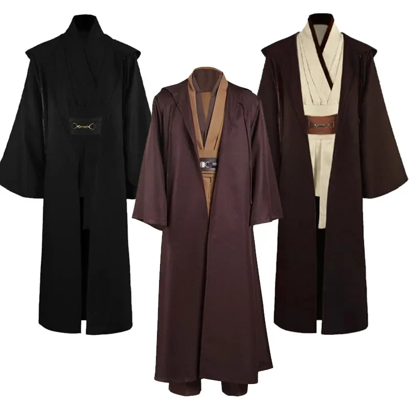 

Obi Wan Kenobi Cosplay Costume Jedi Knight Robe Suit Halloween Jedi Performance Costumes