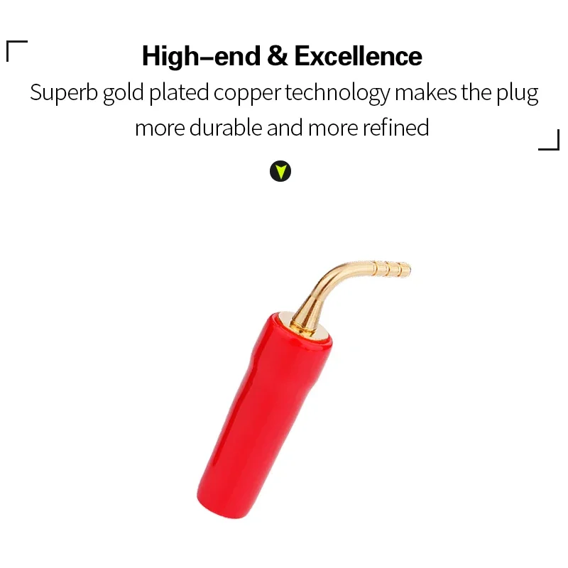 YYTCG 8PCS 2MM Wire Pin Terminals Plug Banana Plugs Speaker Screw Lock Cable Connectors High Quality Rubber Wire Adapter Covers