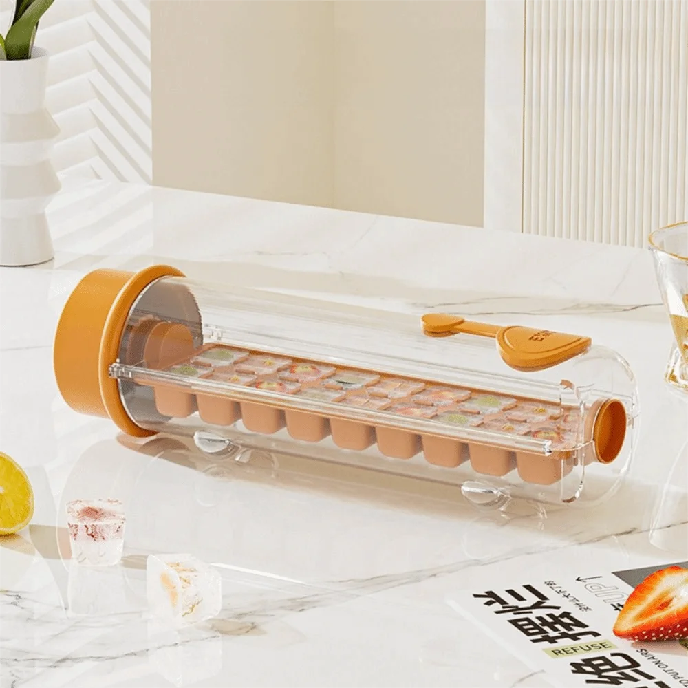 

Simple Twist Release Ice Cube Mold Easy Demould Space Saving DIY Ice Cube Sealed Food Grade Ice Making Box Whiskey Cube