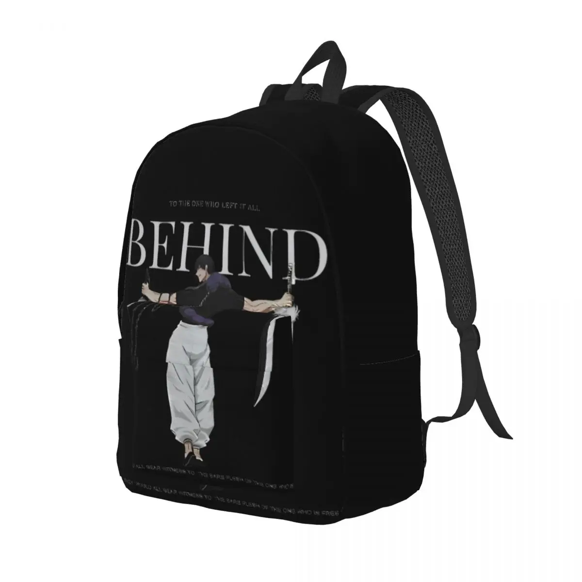 Jujutsu-Kaisen Fushiguro Toji Gym Teenage Backpack Durable High School Work Behind Anime Daypack Men Women Laptop Canvas Bags