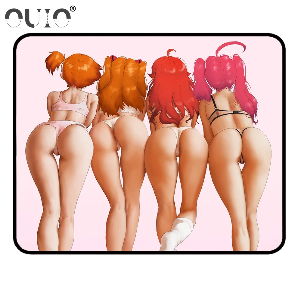 Asuka Langley Sohryu Sexy Mouse Pad Computer Pad Mousepads Kawaii Sexy Girl Big Ass Big Tits Gaming Accessories Carpet Gamer