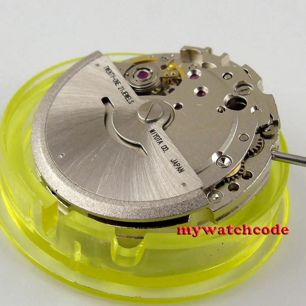 New edition 21 jewels miyota 8215 date window automatic mechanical movement