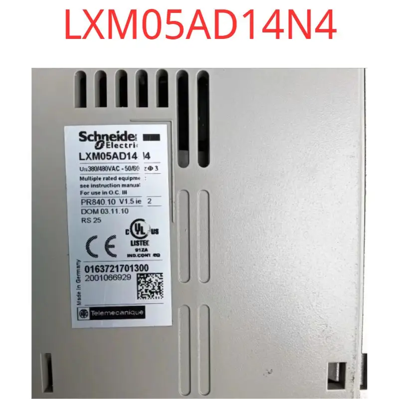 Second-hand test OK LXM05 soft start LXM05AD14N4 1.4kW three-phase 380V