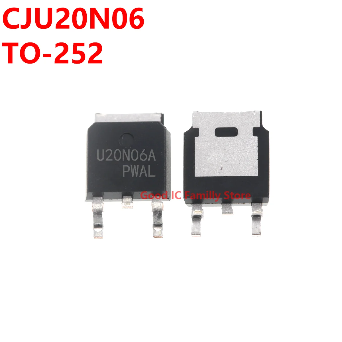 

10PCS CJU20N06 TO-252