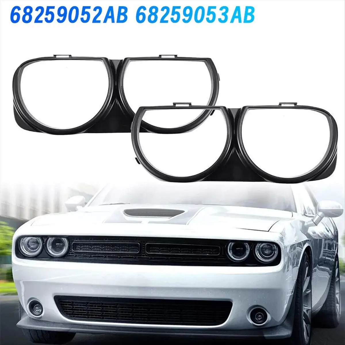 mega-sale-1-paire-de-garnitures-de-cadre-de-phare-avant-cache-de-lampe-68259052ab-68259053ab-pour-dodge-challenger-15-21-ch2510101-ch251110