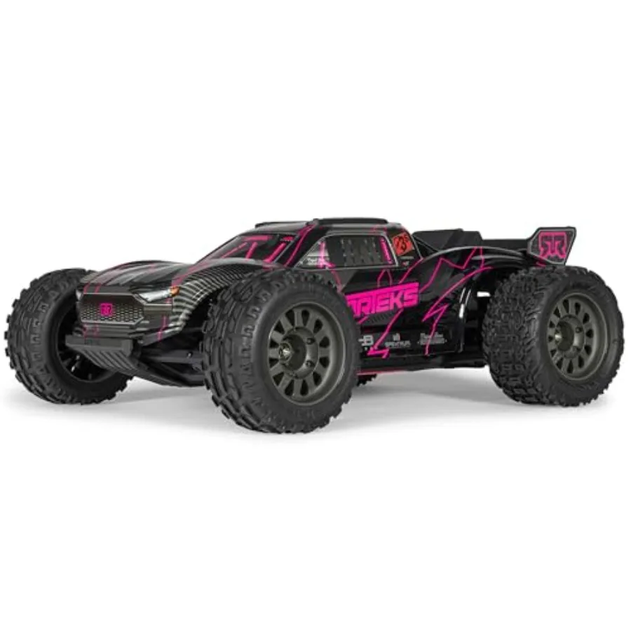 

RC Truck 1/10 VORTEKS 223S DSC 2WD RTR Brushless Stadium Truck Pink Lipo Battery and Charger Not Included ARA3505T3