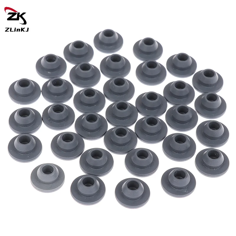 (ZYDD01) 100Pcs Rubber Stoppers Self Sealing Injection Ports For 13mm Glass Bottles