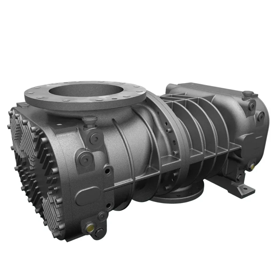 Series High Pressure AC Screw Blower 3900  High-Power Electric Stainless Steel  Particle Transportation Industrial