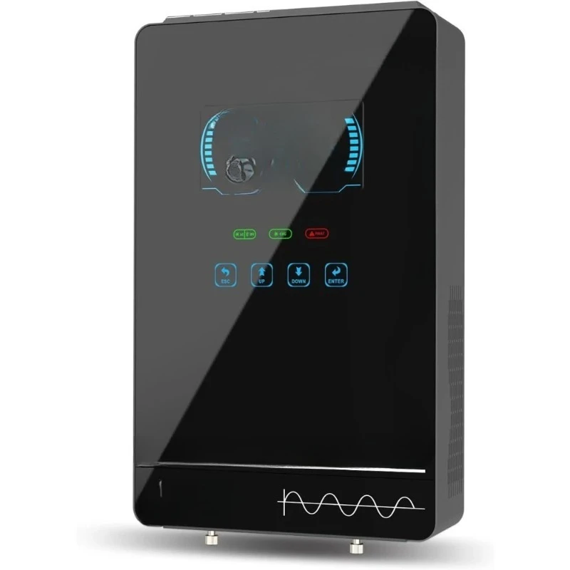 4000W 24V Hybrid Solar Inverter Pure Sine Wave 140A MPPT Charger LCD Display