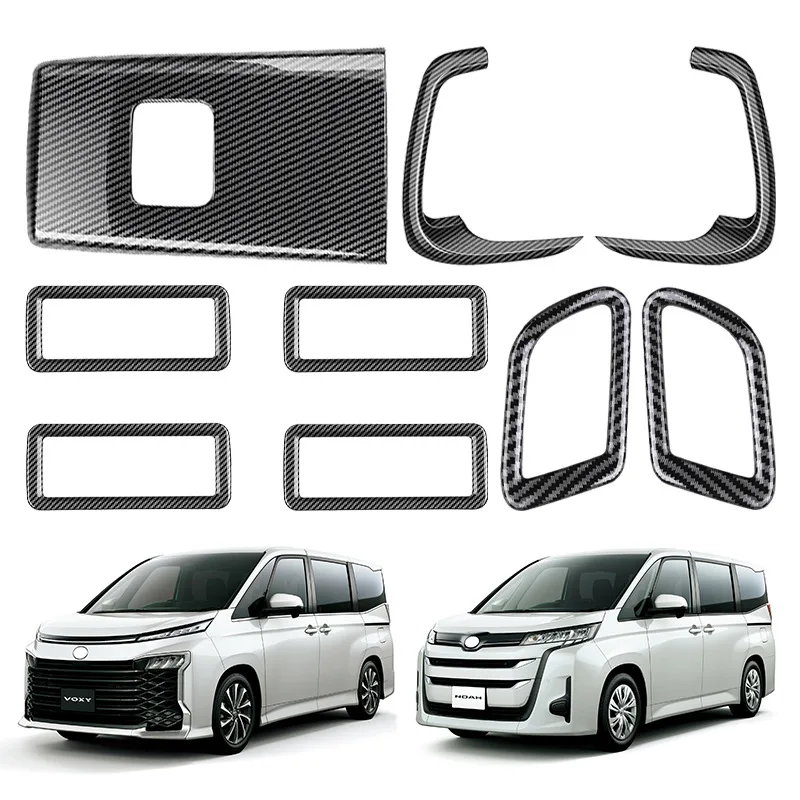 For Toyota Voxy Noah 90 Series 2022 2023 ABS Car Upper AC Outlet Vent Trim Frame Roof AC Outlet Cover Interior Molding Parts