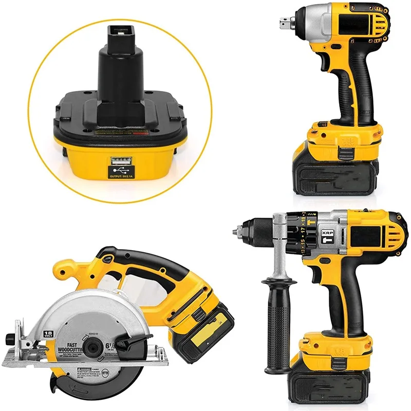 2Pcs DCA1820 Battery Adapter for Dewalt 18V Tools Convert 20Volt Lithium On Battery DCB204 DCB205 for 18V NiCad and NiMh Battery view 4