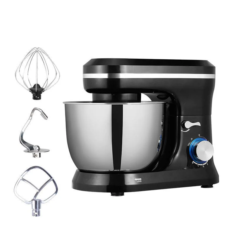 8 Speed Gear Outlet Cook Machine Egg Beater Blender Small Capacity 5L 1200w Tabletop Household Kneading Noodles