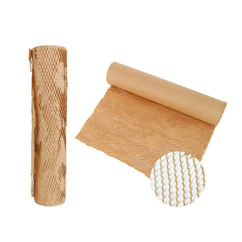 Braunes Waben verpackungs papier Polsterung Kraft papier 38cm x 10m Papier für den Versand von beweglichen Lieferungen Kraft papier Life Art Storage