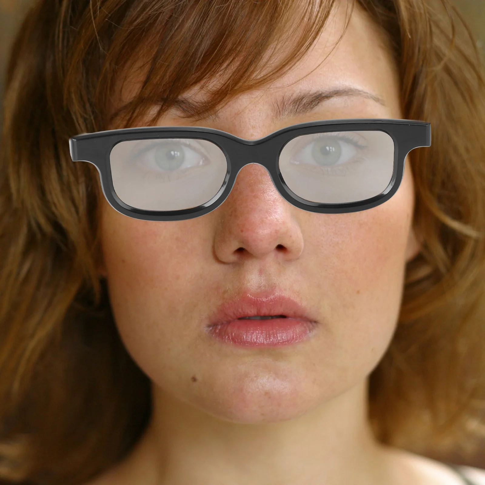 

5Pairs 3D Glasses Adult Black High Clarity Polarized Lenses No Power Required for 3D Films Gaming Movie Night Family