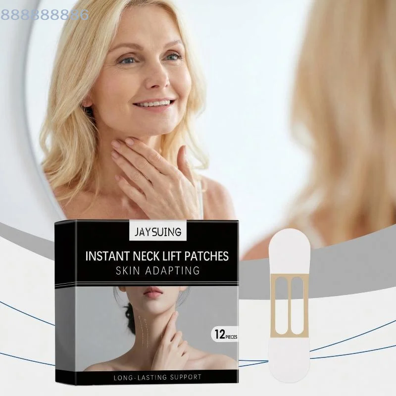 [B]Hyaluronic Acid Neck Patch Lifting Tightening Reduce  Fight Sagging Enhance Contour for Women Night Beauty Care