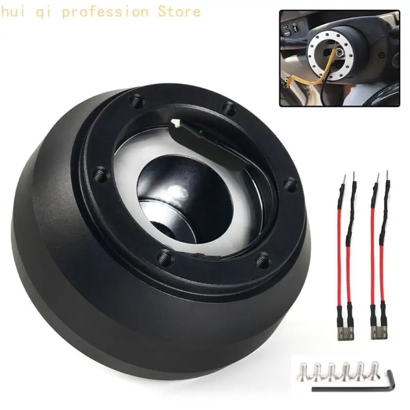 Aluminium-Lenkradnabenadapter 125H 6-Loch-Lenkrad-Kurznabenadapter für mehrere Modelle H8WE – Detail 9