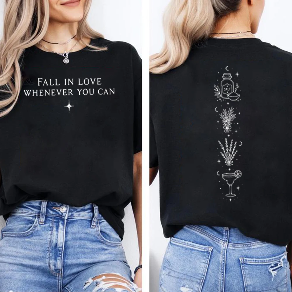 Practical Magic Two Sided Printed T-shirt Retro Halloween Tshirt   Vintage Movie Tee Tops Witchy Gift for Her