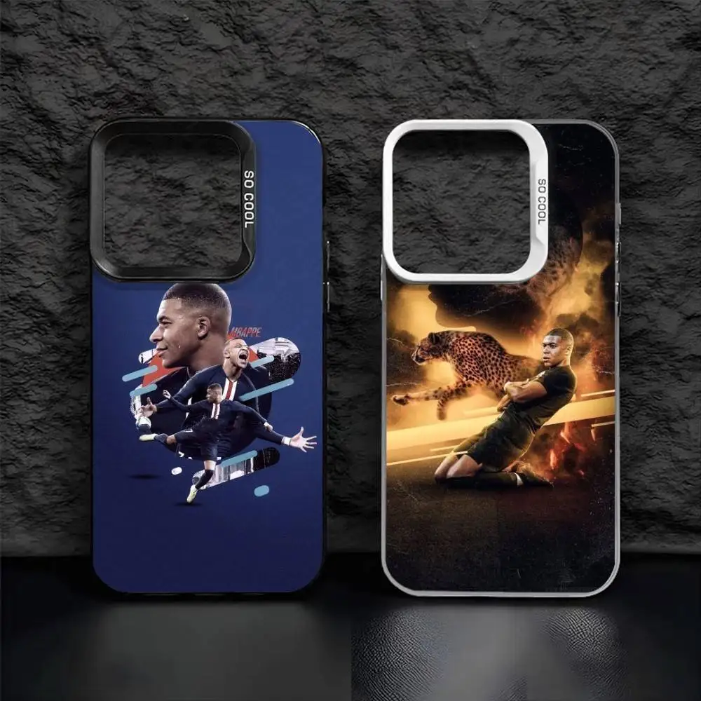 

Football Star Cool M-MbappeS-S Phone Case For IPhone 16 17 15 14 12 13 Pro Max Black Color Shockproof Cover