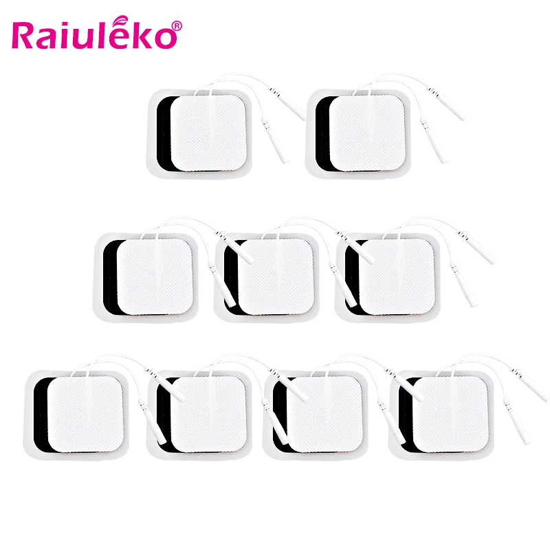 20/10Pcs  5*5cm Electrode Pads Body Massage Patches Replacement for Tens Massagers Machine Electronic Acupuncture Massager