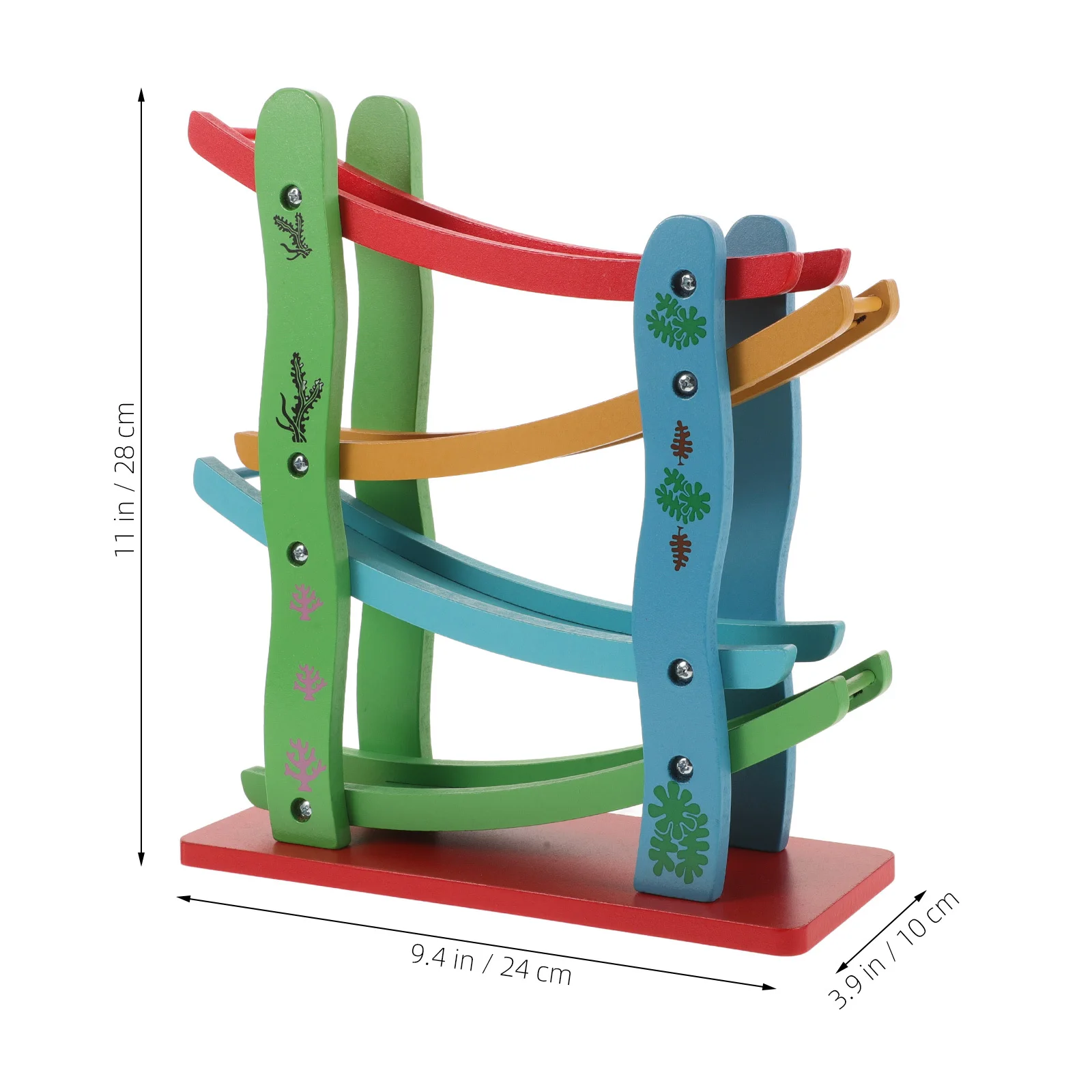 1 قطعة أربع طبقات انزلاق سيارة طائرة شراعية التعليمية لعبة خشبية للأطفال التنسيق بين اليد والعين سباق