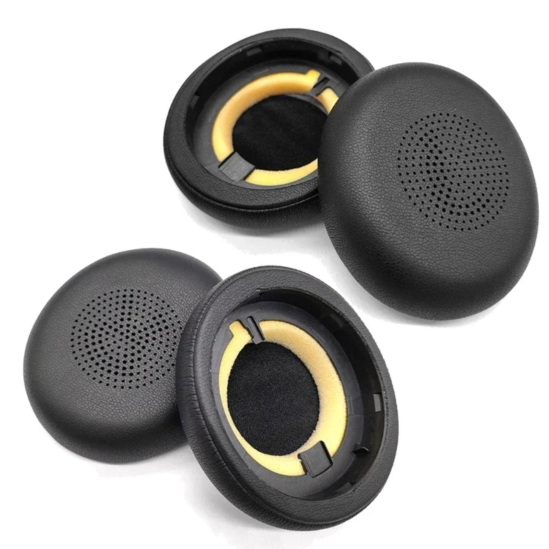 

1Pair Leather Ear Pads for Jabra ELITE 45H Evolve2 65 Headphone Sponge Cushion Ear Covers Earmuffs ear cushions