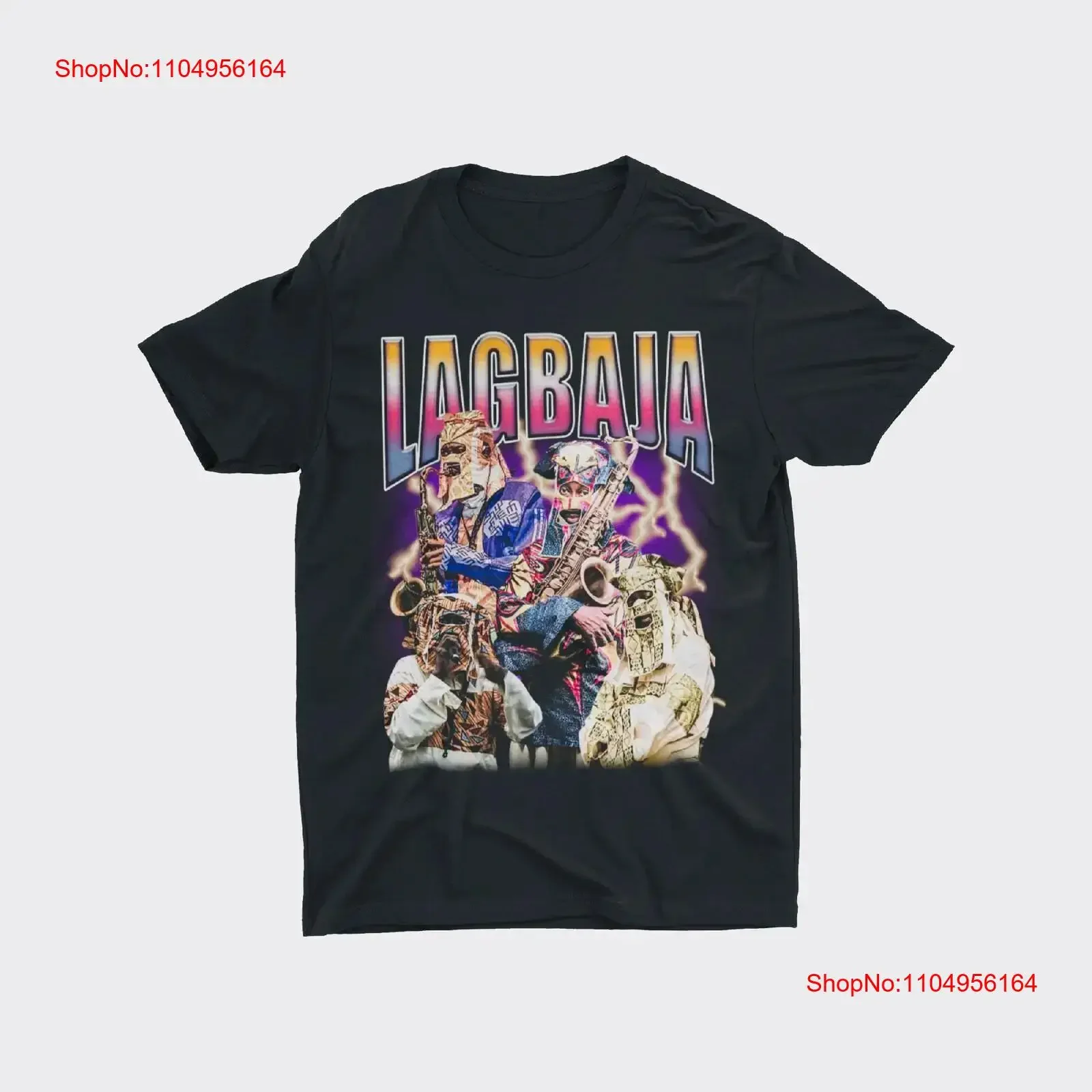 

Черная футболка с принтом Lagbaja, классическая футболка с рисунком музыкальной группы, все размеры, унисекс, хлопковый трикотаж с круглым вырезом, винтажная стираная футболка