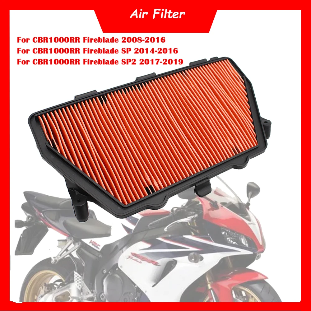 

Motorcycle Engine Air Filter Cleaner Air Intake Filter Element For Honda CBR1000RR Fireblade CBR1000 RR SP SP2 2008-2016