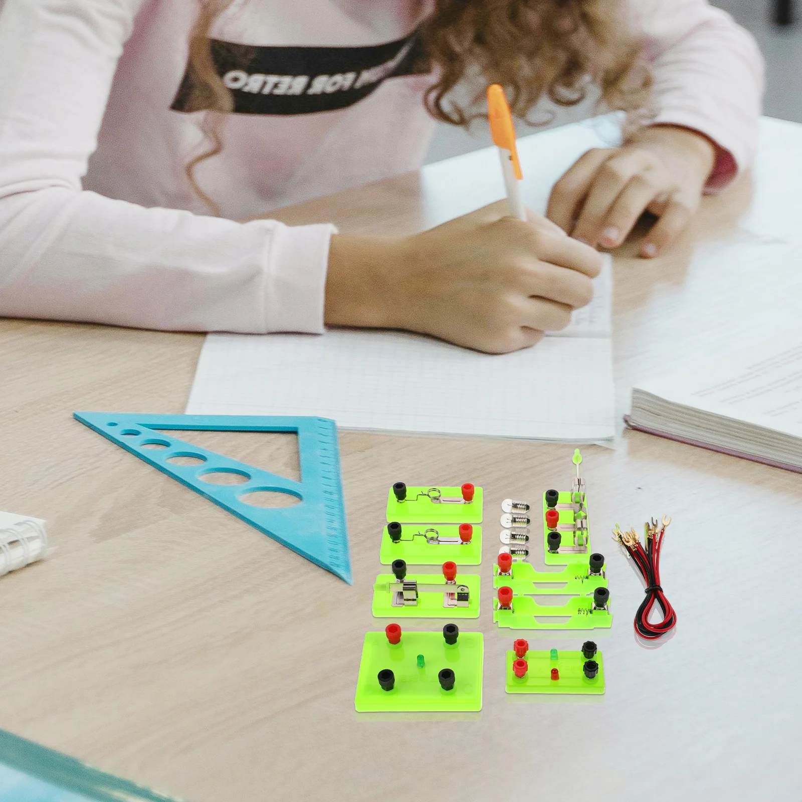 

Circuit Experiment Set Electric Kids Science Board Bulb Socket Metal Beginner Student Experiments