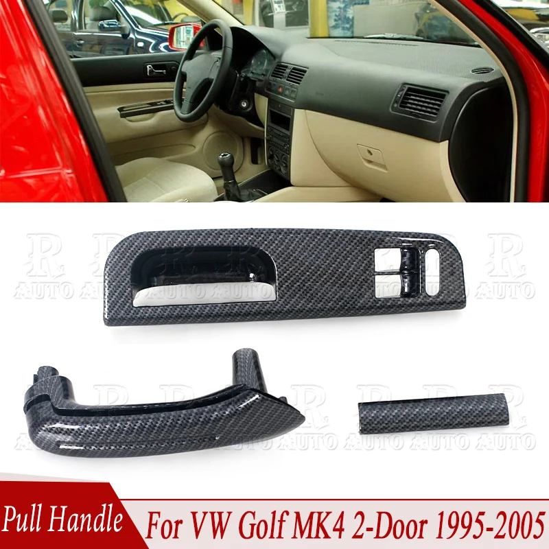 LHD Car Driver Door Window Switch Cover Control Panel Bezel Pull Handle For VW Golf MK4 2-Door 1995-2005 3B1867171D,1J0867172A