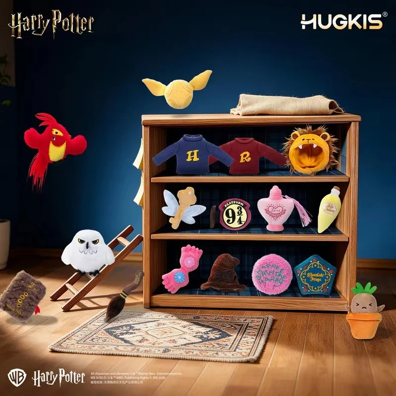 Genuine Harry Potter Magic Props Series Blind Bag Kawaii Fridge Magnet Mini Doll Bag Charm Collectible Decor Surprise Gift - view 3