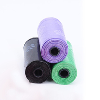 24 Roll Pet Poop Bags Eco Friendly Dog Waste Daily Use Easy Opening Claw Print Indoor Outdoor Garbage Containers Pet Supplies