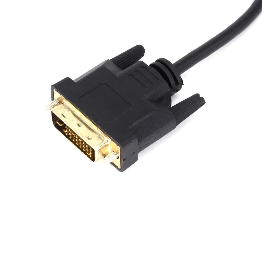 

Кабель Dvi 1080P Dvi-D Male 24+1 Pin To Dvi-D To Vga Кабель-адаптер Vga Женский адаптер для монитора компьютера Дисплей Черный
