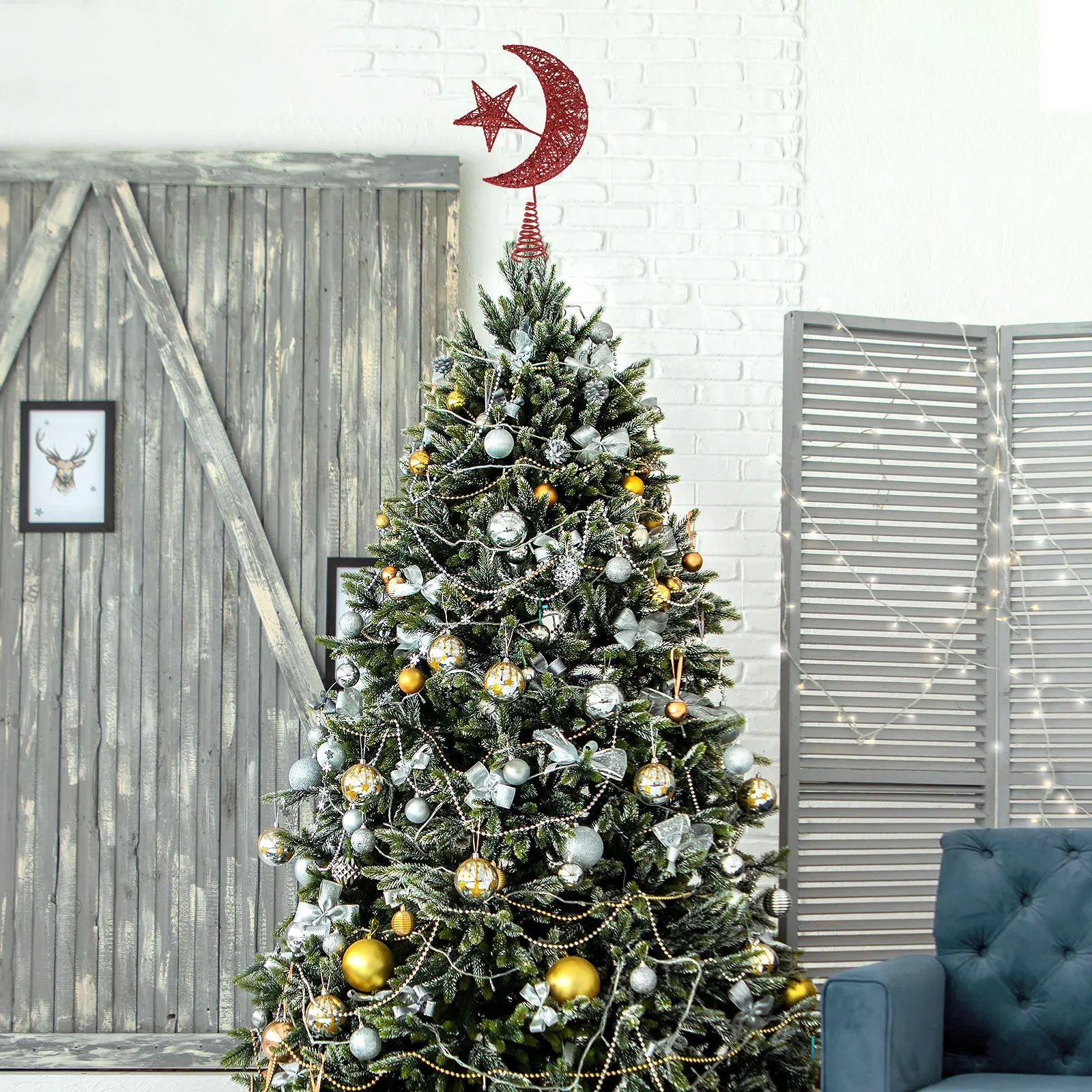 Festlicher Weihnachtsstern-Mon – Star Tree Topper Bewertung und Preis