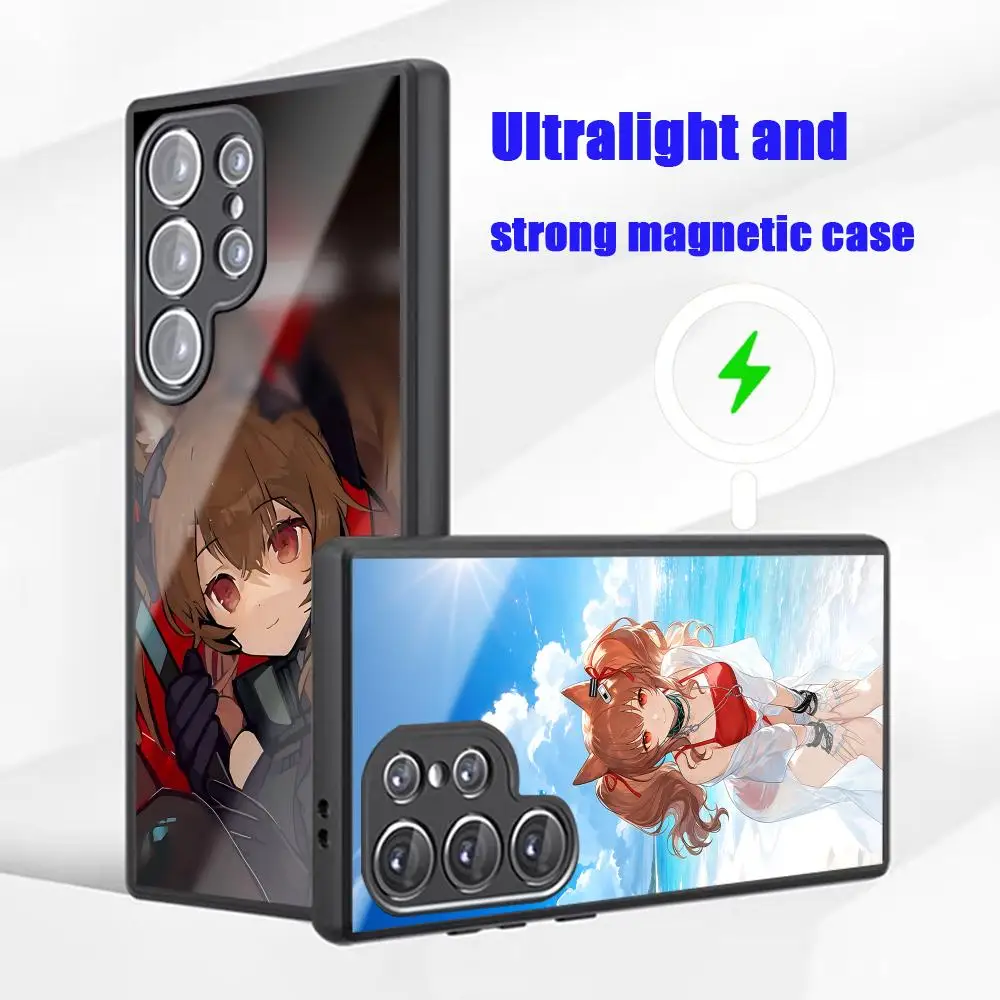 Arknights Endfield Gilberta Phone Case For Samsung S26 S25 S24 S23 S22 S21 S20 Plus Ultra Fold A Glass Magnetic Case