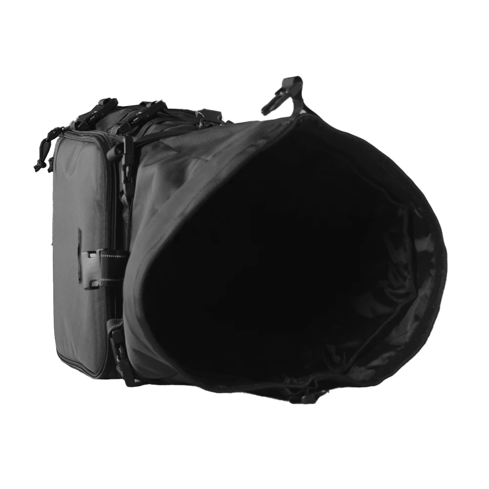 Motorcycle Tail Bag Waterproof Nylon Universal For Chopped Sissy Bar 51L