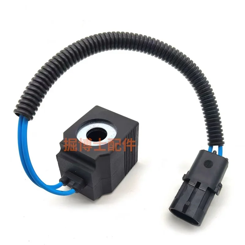 Sany SY55 60 65 70 75C-8 -9 -10 oil source control pilot solenoid valve coil valve core excavator parts