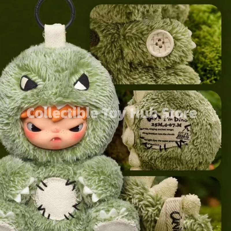 Genuine Pop Mart Hirono Dino Plush Pendant Molly Dream‑Chasing Bubble Figurine Trendy Collectible Doll Cute Gift Molly Art Toy view 3