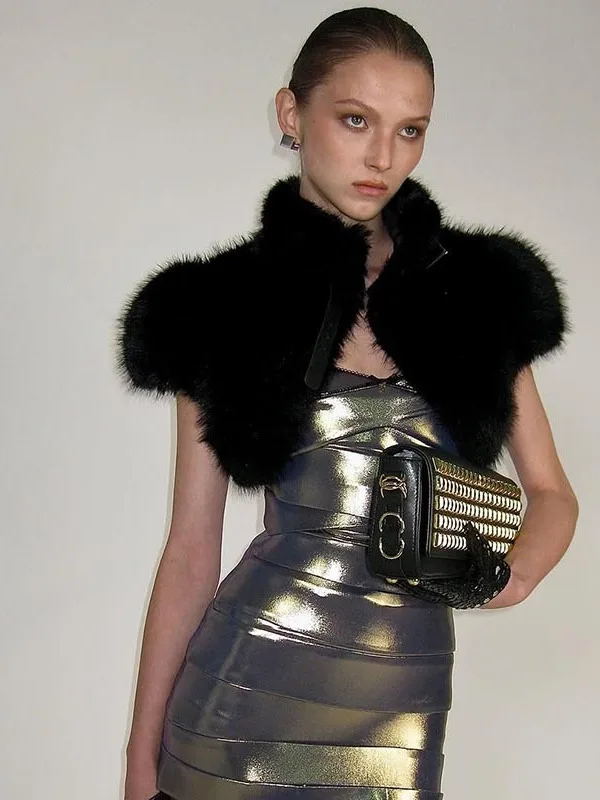 

Sexy Pure Color Wrap ort Coat Sexy Bindi Strapl Svel Warmth Polyester Fiber Straight Hemline Button Closure ort ...