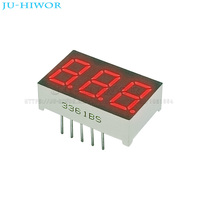 10pcs 0.36 Inch 11Pins C-C 3361AS C-A 3361BS 3 Digits Bits 7 Segment Red LED Digital Display Digitron Common Anode Cathode
