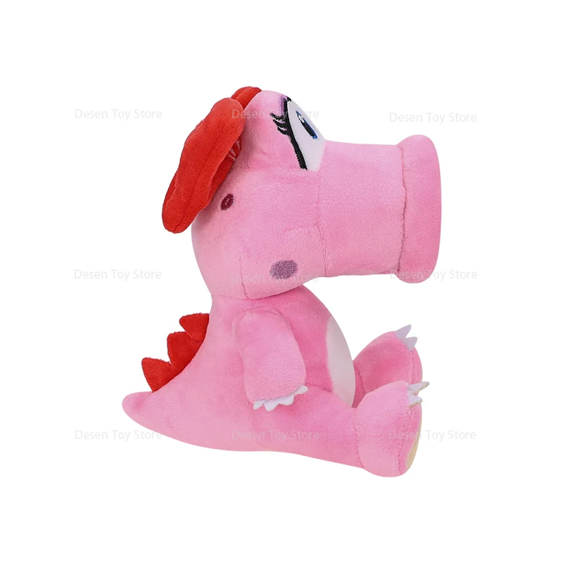 Muñeco de peluche de Mario Bros para niños, muñeco de peluche suave de dibujos animados, regalo de cumpleaños y Navidad, color rosa, 15CM, novedad