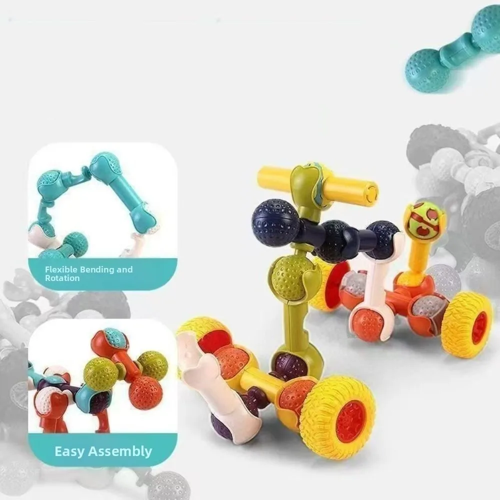 101 pièces briques épissage modèle blocs jouets. Ornement polyvalent mobile de jouet de puzzle de construction de structure fait à la main